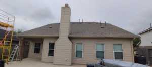 Hall siding repair and paint complete